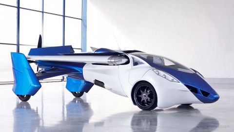  The race to develop and mass-produce the world's first fully functional flying car is beginning to resemble the early days of aviation more than 110 years ago when other contenders, besides the Wright brothers, were battling to get their machines off the ground. Pictured above is the Flying Roadster from Aeromobil unveiled in Vienna last month.