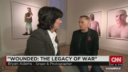 pkg amanpour bryan adams veterans exhibition iaw_00010911.jpg
