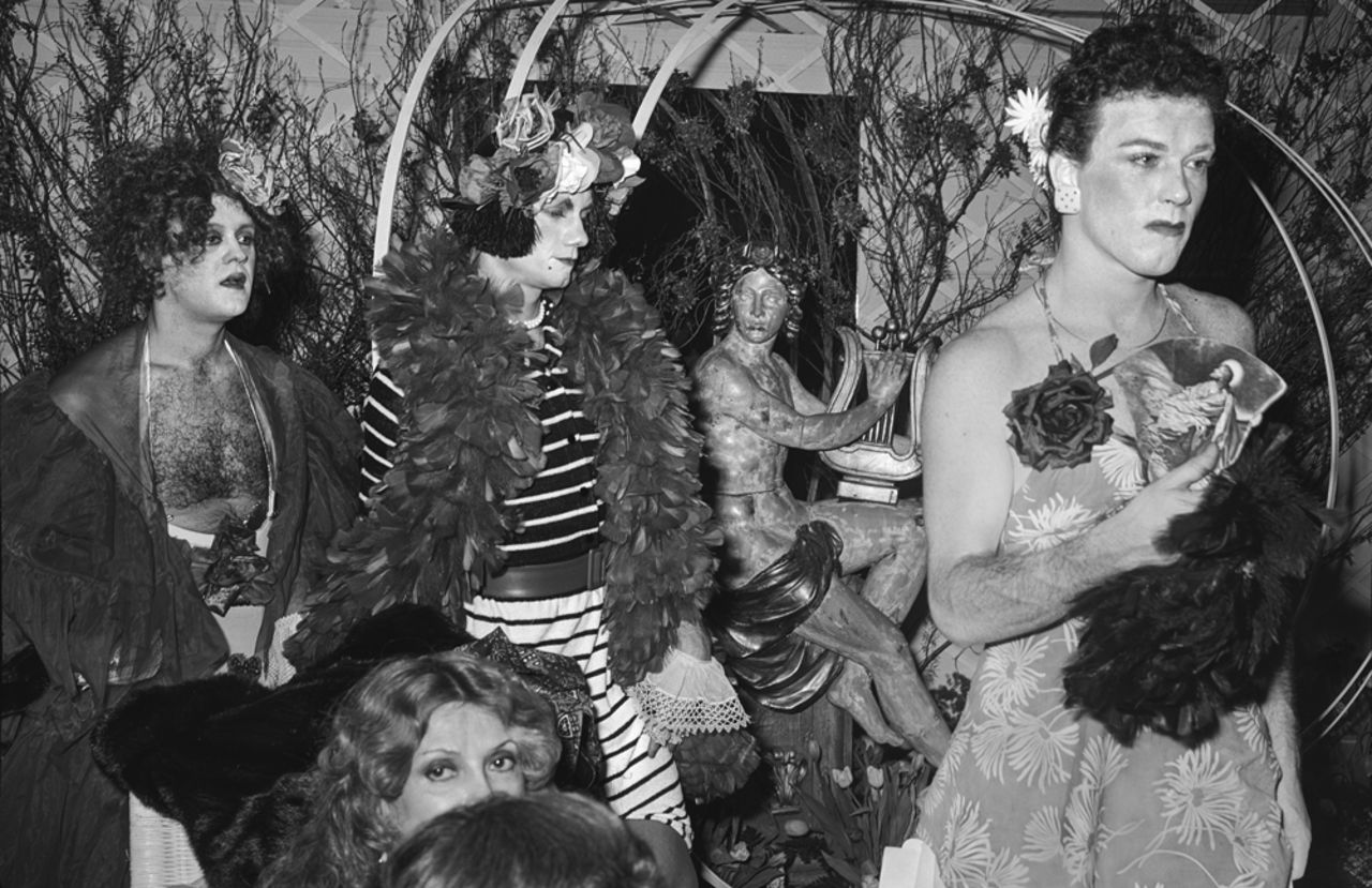 A photo of one of the many flamboyant parties held at Studio 54