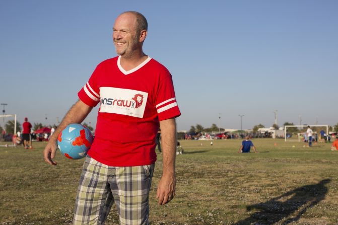 "Football is the number one sport all over the world," Burns said. "When you've got billions of people watching it and millions of people playing it, you have this social glue that you can use for social change." 