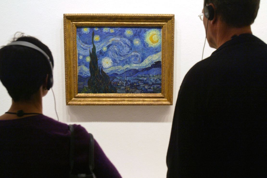 'Starry Night,' one of Van Gogh's most famous works, is on display at the MoMA in New York.