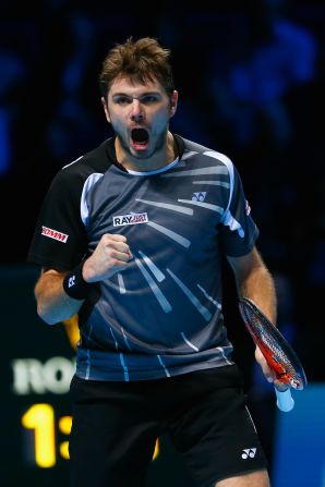 Stanislas Wawrinka joined Djokovic in the semifinals with a three-set win over Tomas Berdych.