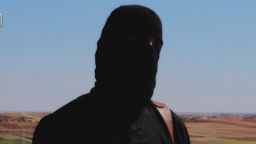 Screengrap from the video published to the Internet on Sunday, purportedly from terror group ISIS, militants claim to have beheaded American hostage Peter Kassig. The video shows the aftermath of a beheading, in which the victim is not clearly recognizable. CNN has not been able to confirm the authenticity of the video nor the identity of the victim.