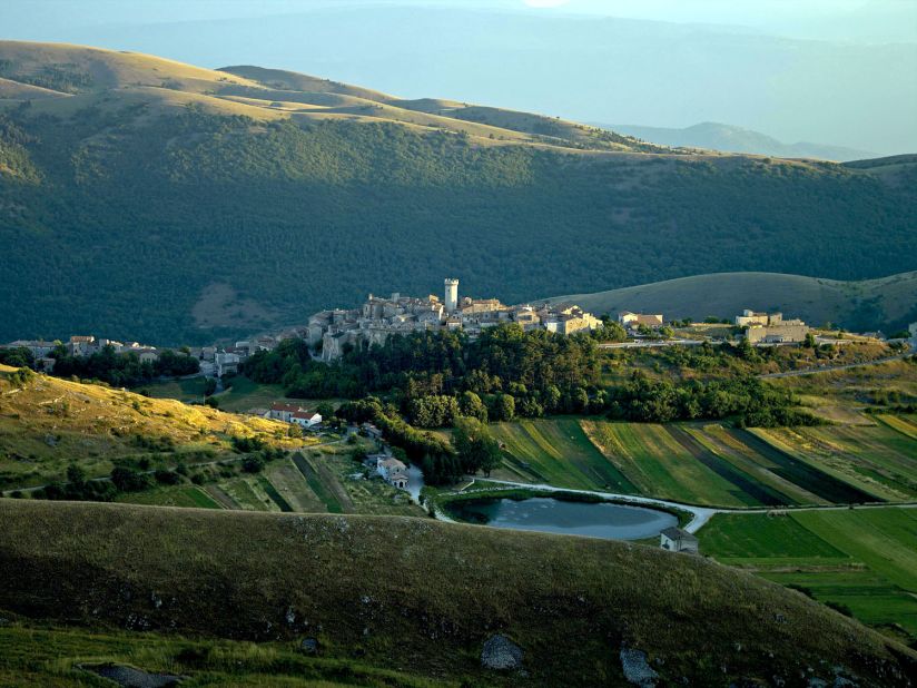 Properties in the Italian village of Santo Stefano di Sessanio have been converted into a high-end hotel spread through the hamlet.
