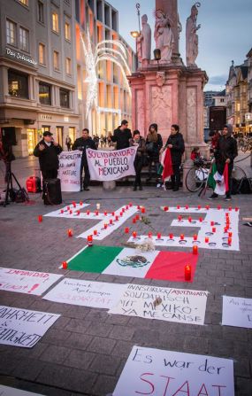 Los manifestantes piden "que no se tergiverse la información".