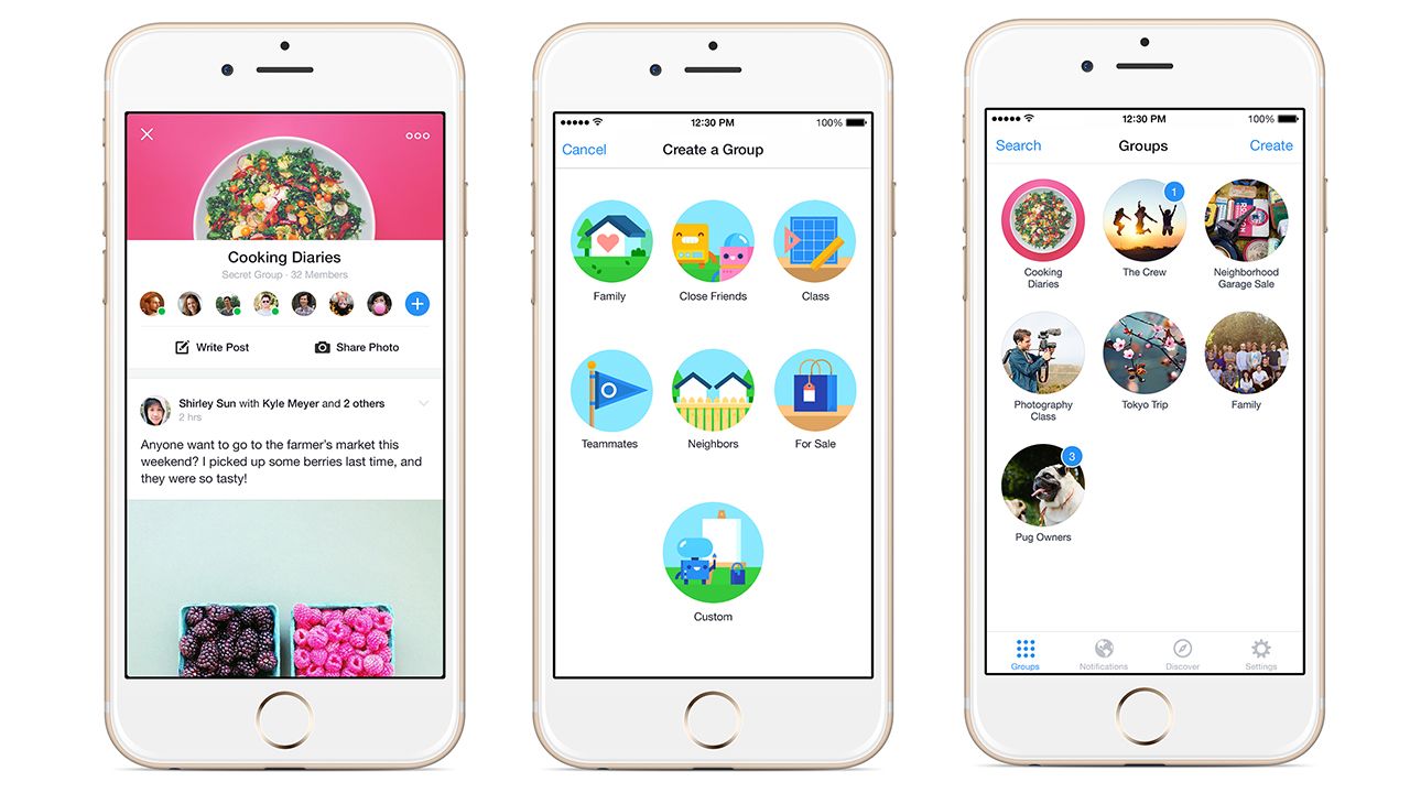 Facebook is launching a new free iOS and Android app just for checking and posting to groups.