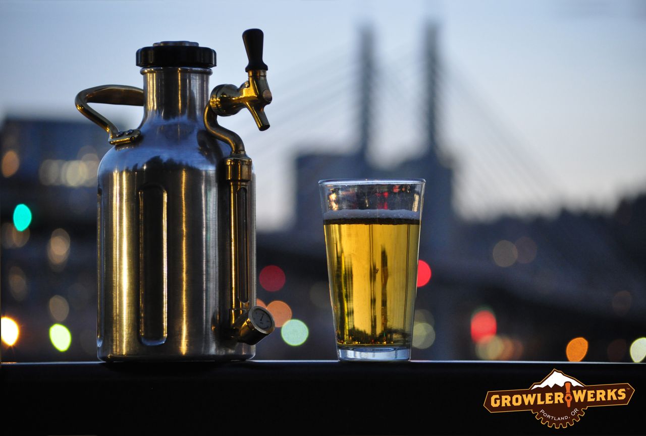 Portland-designed uKeg is the latest in growler tech. It keeps beer cold and carbonated. Growlerwerks LLC hoped to raise $75,000 on Kickstarter. Nearly 5,000 people have donated $665,000 so far.