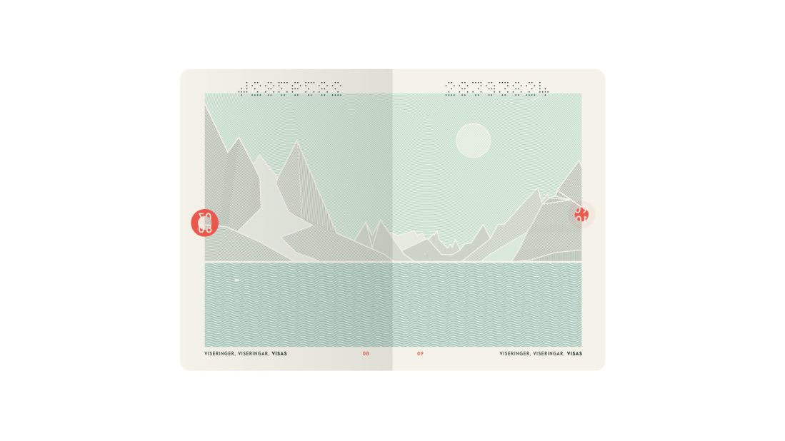 Neue Design Studio, which won the competition to create the new passport says its iconcept draws on the importance of nature in Norway.