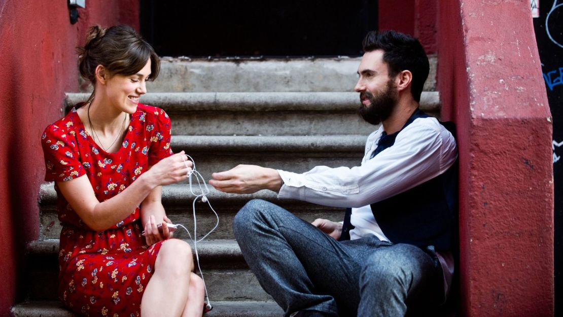 Adam Levine and Keira Knightley in the 2013 film Begin Again.