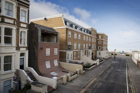 Chinneck first grabbed the public's attention last year with <em>From the Knees of my Nose to the Belly of my Toes,</em> the sliding house in Margate.