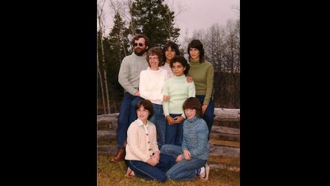 Michaela's family grew to include five adoptive daughters over the years