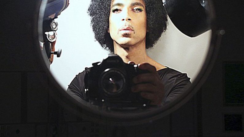 Legendary musician Prince puts his own spin on the social media selfie. He used a real camera instead of a cell phone in this photo <a href="https://www.facebook.com/prince/photos/pcb.603077809796443/603077719796452/?type=1&theater" target="_blank" target="_blank">posted to his Facebook account</a> on Tuesday, November 11. 