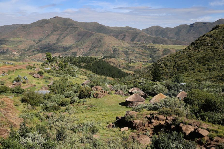 The scene from Maseru, Lesotho explains why the landlocked country is often referred to as the "Kingdom in the Sky."