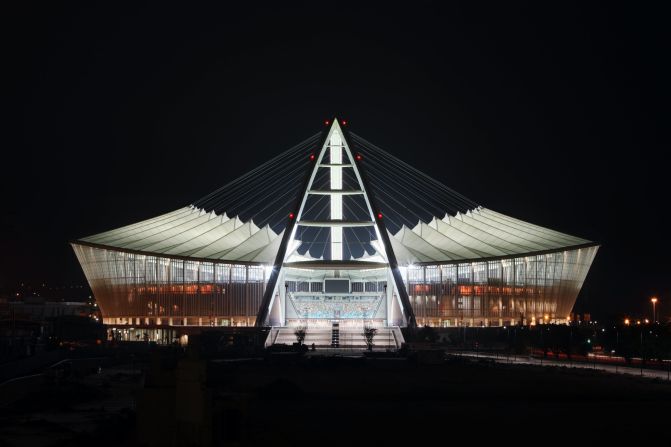 Nienhoff also designed the Moses Mabhida Stadium in Durban, for the 2010 South African World Cup.