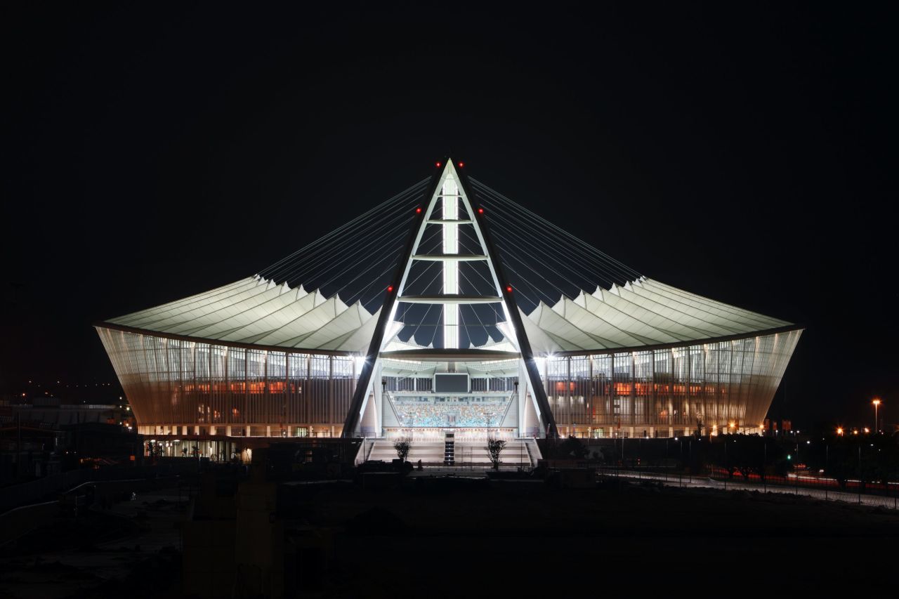 Nienhoff also designed the Moses Mabhida Stadium in Durban, for the 2010 South African World Cup.