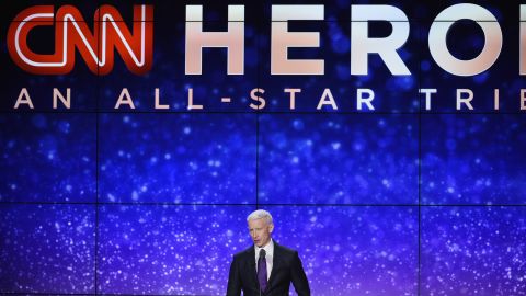 Once again, CNN's Anderson Cooper hosted the event. 