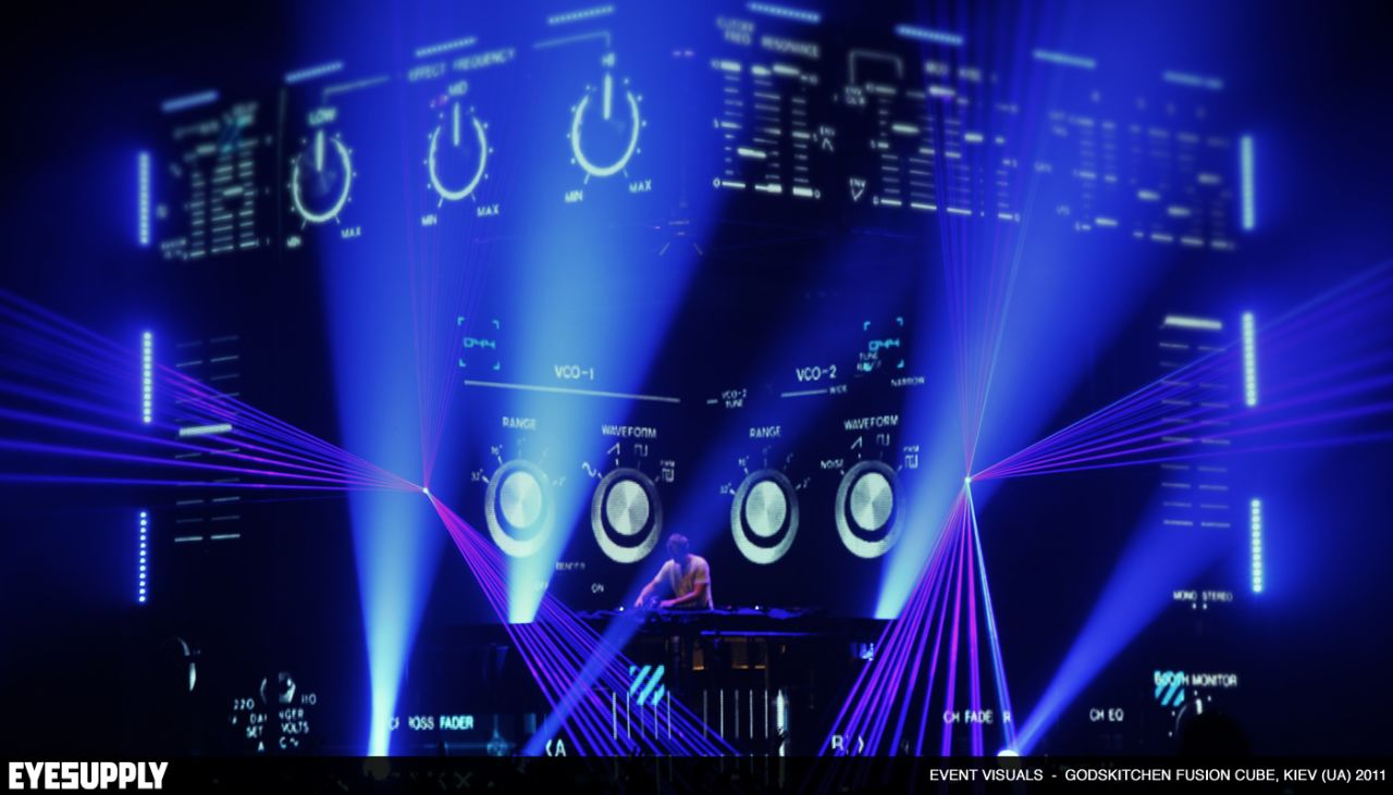 His team used a special technology to 3D scan van Buuren to create a full-body on-screen avatar for the DJ.