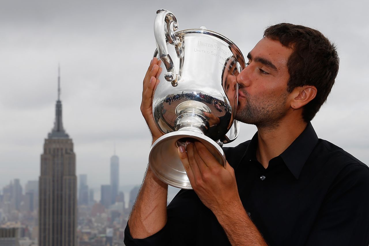 Cilic won his first grand slam title at the 2014 U.S. Open, beating another final debutant Kei Nishikori.