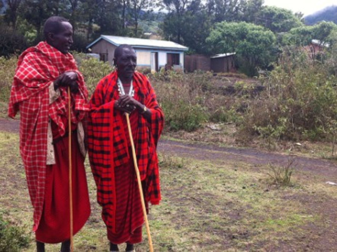 Maasai elders in their village of Enguiki, Tanzania.