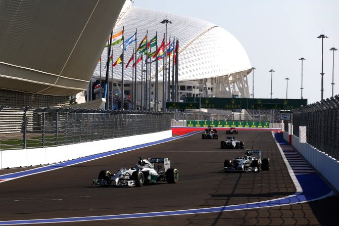Round 16: Hamilton's hot streak continues in Sochi where he wins the inaugural Russian Grand Prix to help Mercedes wrap up the team championship.