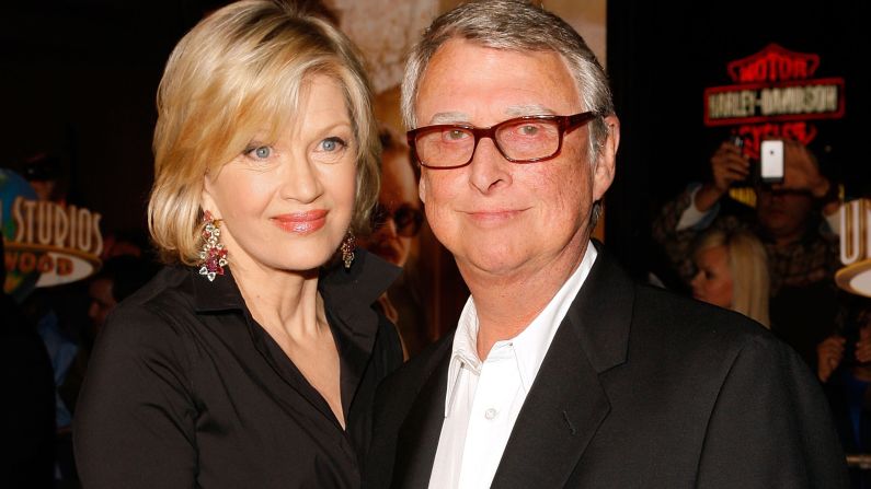 Acclaimed film director <a href="index.php?page=&url=http%3A%2F%2Fwww.cnn.com%2F2014%2F11%2F20%2Fshowbiz%2Fobit-mike-nichols%2Findex.html">Mike Nichols</a> died on November 19. Nichols, pictured here with his wife, journalist Diane Sawyer, was best known for his films "The Graduate," "Who's Afraid of Virginia Woolf?" and "The Birdcage." He was 83.