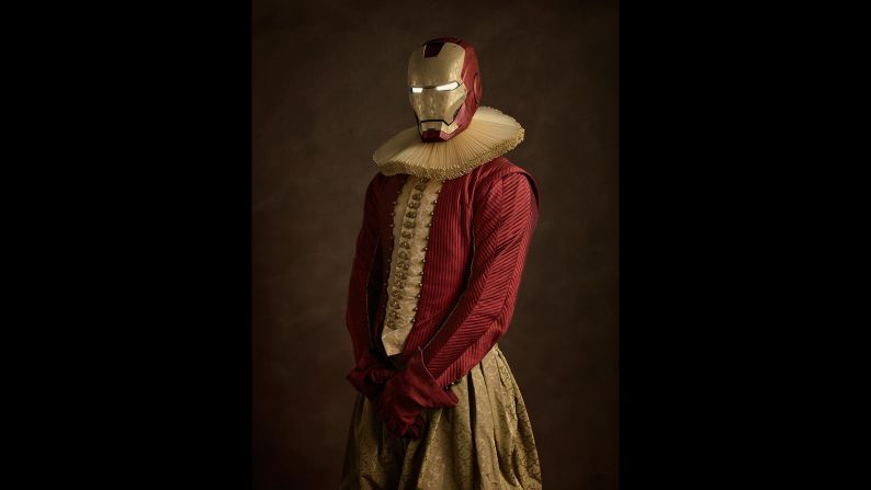 The photographer was fascinated by superheroes from Marvel and DC Comics. Here's his take on Iron Man.