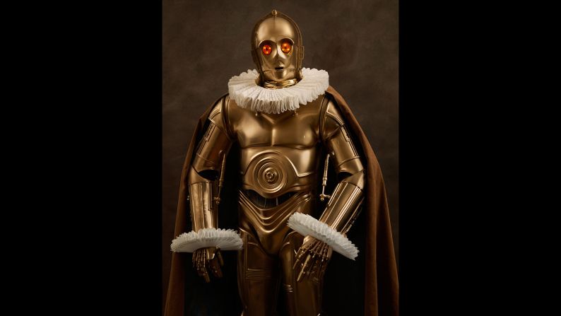 C-3PO, looking even fussier than usual.