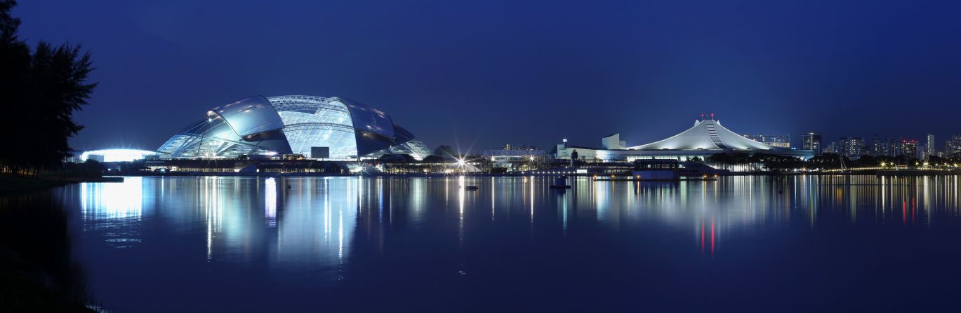 Winner of the sports category at this year's World Architecture Festival, the $1.3 billion Singapore Sports Hub features a 55,000-seater stadium, swimming pool complex and water sports facilities.