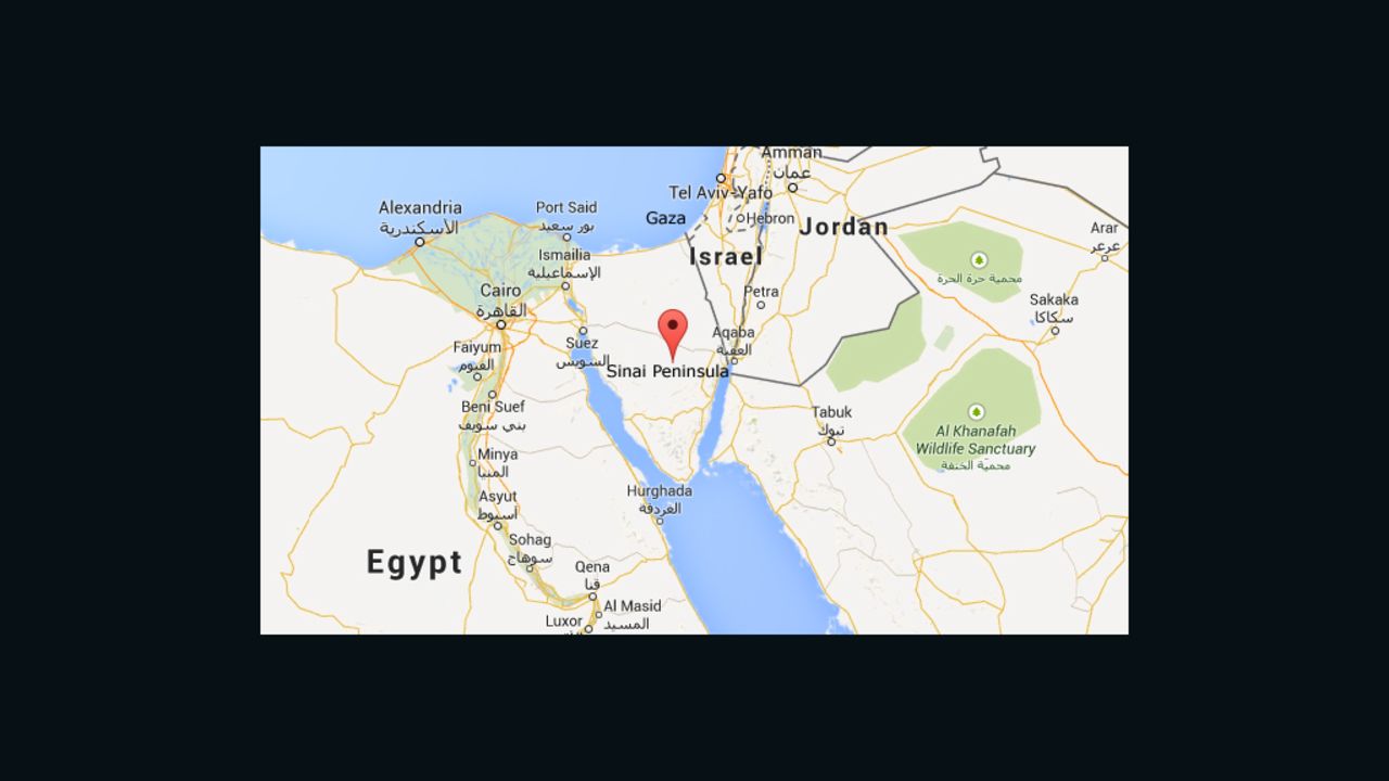 Map: Sinai Peninsula
