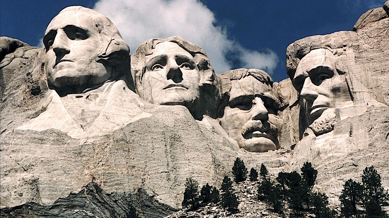 This June 1995 photo shows Mt. Rushmore, in Keystone, South Dakota.