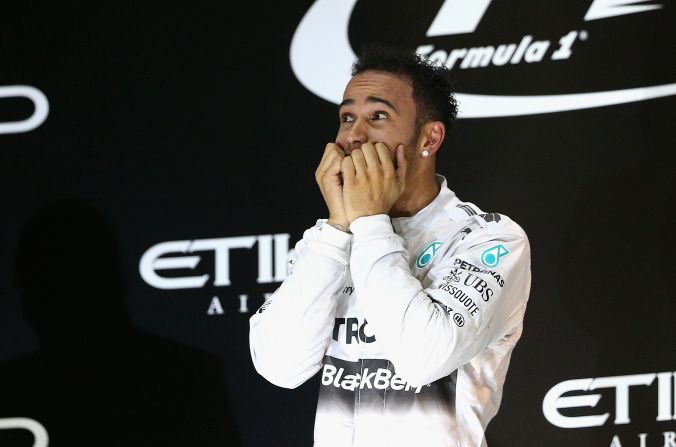 It's been a nail biting rollercoaster ride but Lewis Hamilton edges out his Mercedes teammate and title rival Nico Rosberg to win the 2014 Formula One World Championship.