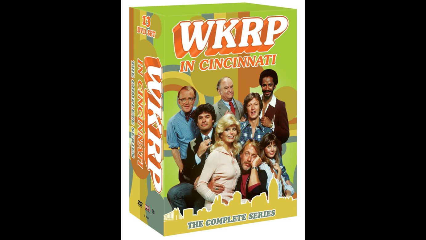 <strong>For the sitcom fan:</strong> Baby, did you ever wonder whatever became of "WKRP in Cincinnati" with the original musical soundtrack? Wonder no longer; the complete run of the series is finally available on DVD. The show was renowned in its late-'70s prime, especially for <a href="http://www.hulu.com/watch/322" target="_blank" target="_blank">the "Turkeys Away" episode</a>. As God is my witness, you'll just have to watch. ($139.99)