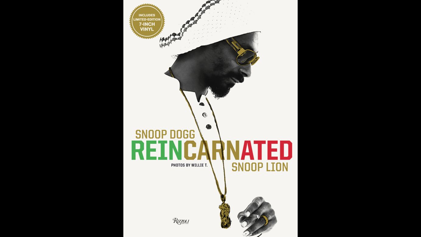 <strong>For the love of Snoop:</strong> The former Snoop Dogg -- now Snoop Lion -- went through a metamorphosis when his friend Nate Dogg died. "Reincarnated," a coffee table book (which goes along with an album and film of the same name) captures the process. ($39.95)