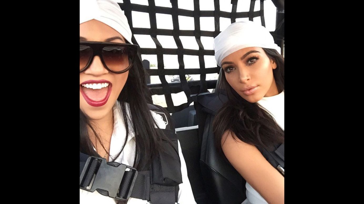 "We're in these dunes," <a href="http://instagram.com/p/vwV8qbuSzD/?modal=true" target="_blank" target="_blank">wrote television personality Kim Kardashian,</a> who visited the United Arab Emirates this past week and rode in a dune buggy.