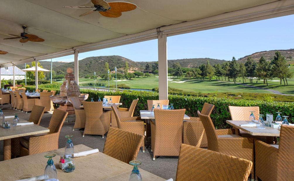 San Diego's 18-hole Del Mar Country Club golf course is located in the heart of a beautiful private development that's home to celebrities such as Bill Gates.
