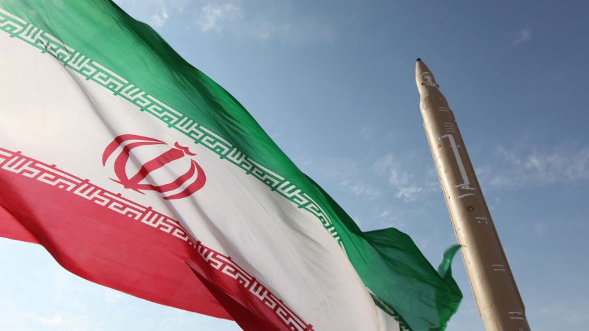 iran nuclear talks flag missile