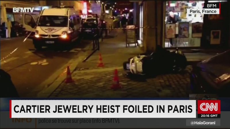 Paris police foil Cartier jewelry heist