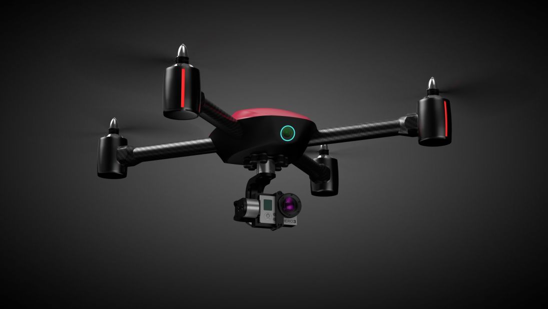 An image of the Mind4 drone, which makers AirMind say can follow selected targets and take photos of them. AirMind are currently crowdfunding $100,000 on Kickstarter to get the device to the next stage of development. 