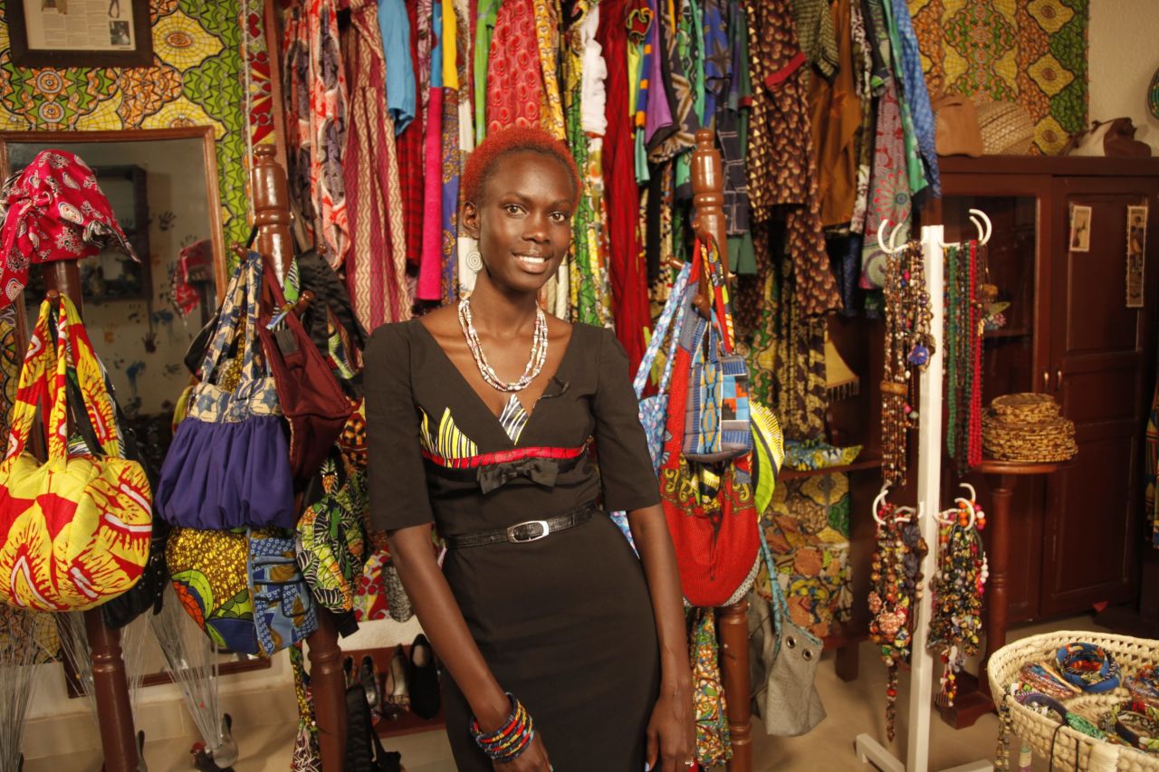 Christine Mbabzi started designing clothes in her bedroom in Rwanda. In March 2014 she made her dream of owning her own store a reality. 