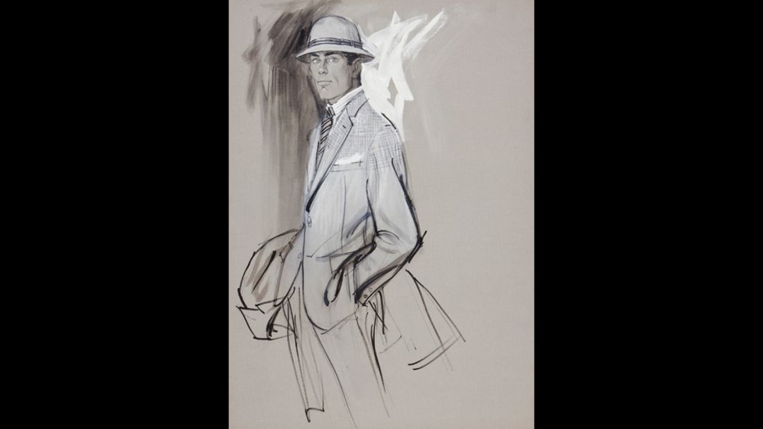 He was soon snapped up as a fashion illustrator, and his suaveness helped him thrive in high society.