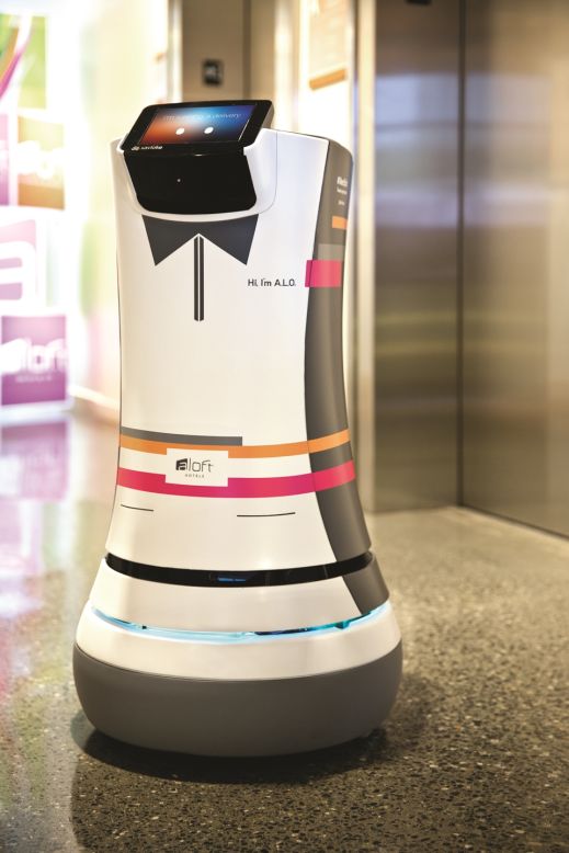 Who needs butlers when you have Botlrs? Last year, the Cupertino Aloft Hotel  unveiled their answer to The Jetsons' Rosie. The Botlr isn't much of a talker. It's main function it seems it to make deliveries to guests' rooms.