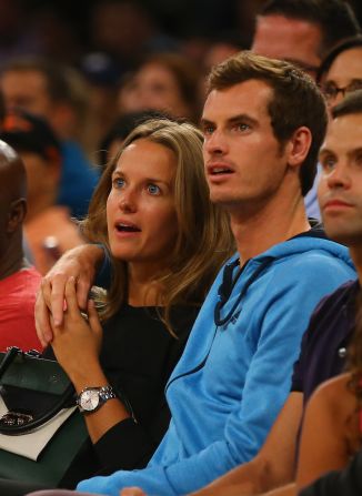 Kim and Andy looked loved up as they watched the USA basketball team at Madison Square Gardens in the build-up to the 2014 U.S. Open.