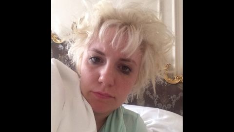 "Is this what Beyonce was singing about?" asked actress Lena Dunham in this early morning selfie <a href="http://instagram.com/p/sRkQFjC1Gv/" target="_blank" target="_blank">posted to Instagram</a> on Friday, August 29. She was referring to the "I woke up like this" line from Beyonce's song "Flawless."