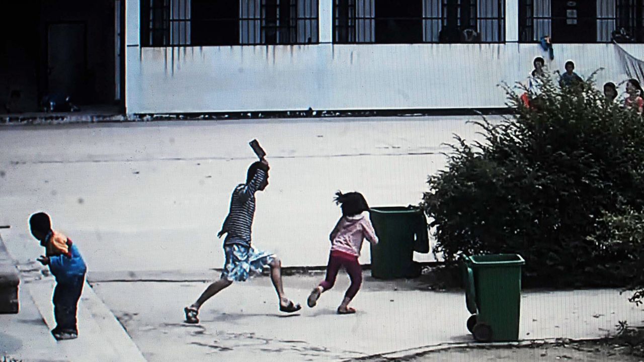 <strong>May 20:</strong> This picture, taken from security camera video, shows a knife-wielding attacker going on a rampage at a primary school in Macheng, China. Eight students were injured in the attack, <a href="http://www.scmp.com/news/china/article/1516758/children-attacked-knifeman-hubei-school" target="_blank" target="_blank">according to the South China Morning Post</a>.