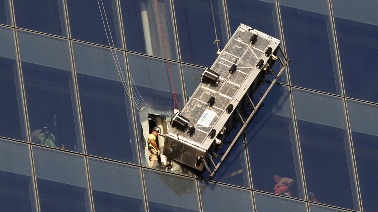<strong>November 12:</strong> New York emergency crews rescue <a href="http://www.cnn.com/2014/11/12/us/gallery/wtc-scaffold/index.html">two workers who were trapped on a window-washing scaffold</a> that was dangling at the 69th floor of the One World Trade Center building.
