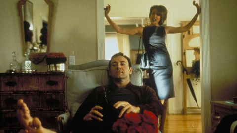 <strong>"American Beauty"</strong>: A frustrated suburban father has a midlife crisis after he becomes infatuated with his daughter's best friend. <strong>(Amazon Prime) </strong>
