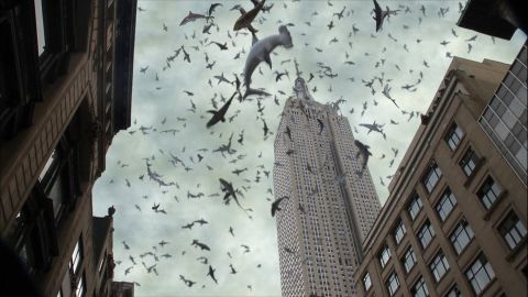 <strong>"Sharknado 2: The Second One" (2014): </strong>The sequel to the wildly popular Syfy TV movie finds a freak storm of sharks attacking the Big Apple. <strong>(Netflix)</strong>