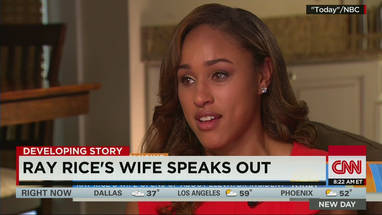 Janay Rice: Ray Rice was 'terrified' after | CNN