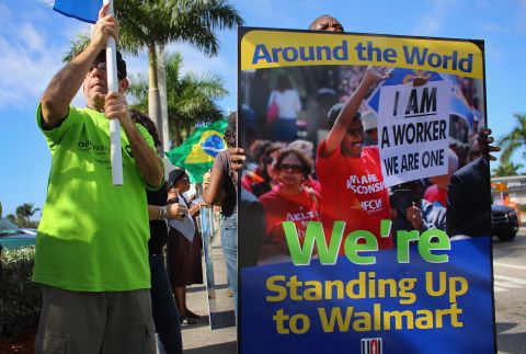 Wal-Mart has continued to thrive despite frequent protests from employees and consumers over suspect practices. 