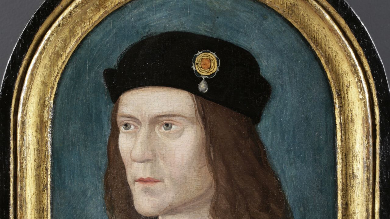 Tests suggest Richard III had blue eyes and -- at least as a child -- blond hair; this portrait is likely to be most accurate.